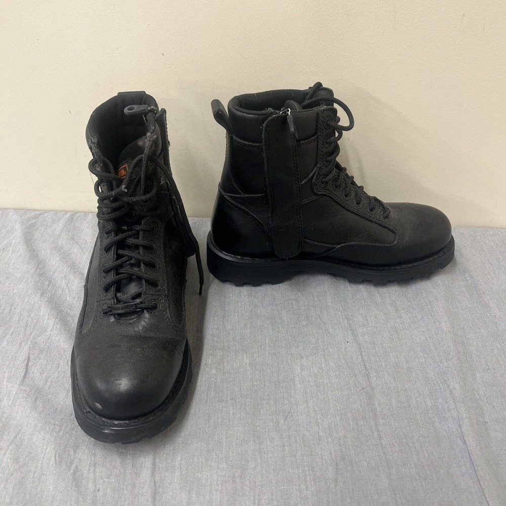 Mens Harley Davidson USA Black D93074 Riding Boots Relief Shock absorber Size 9